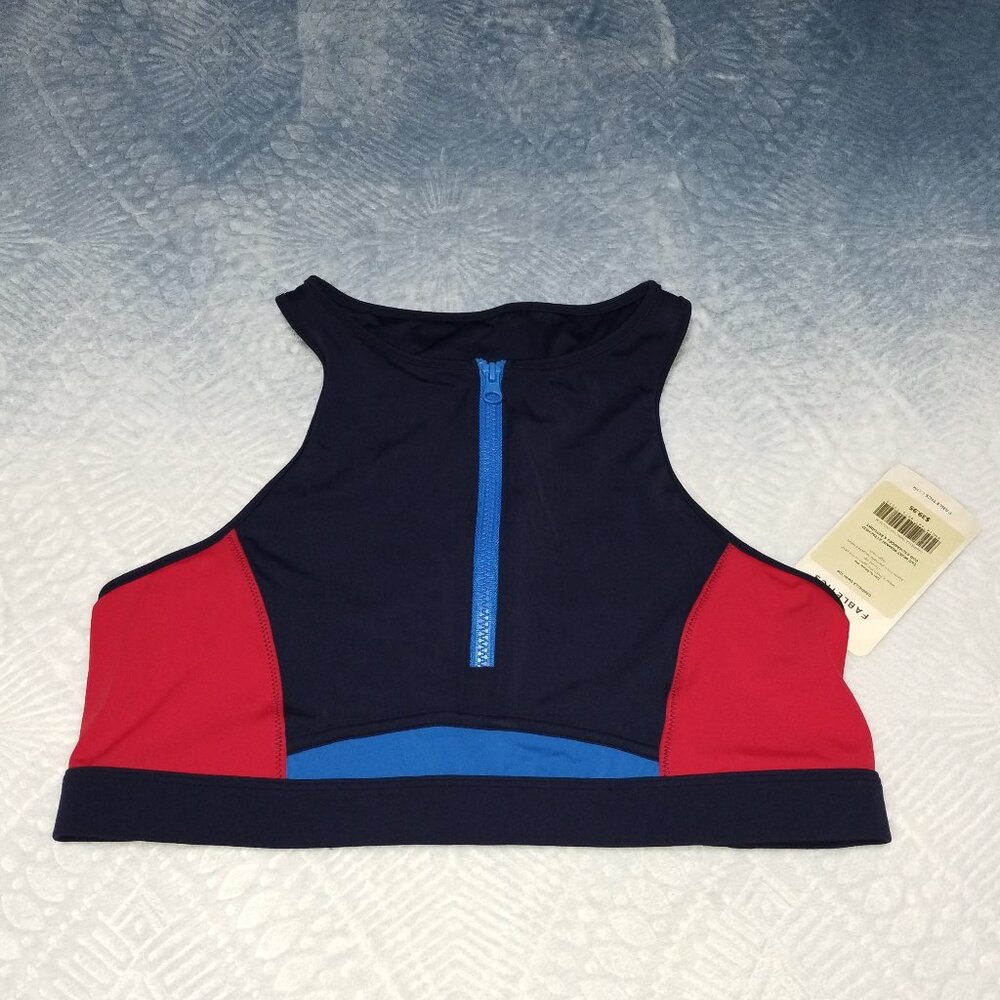 Fabletics Gabriella Swim Top Size XXL/14-16. NWT-Retail $39.95.